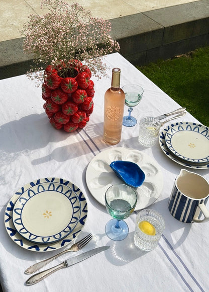 Gestreept kannetje | Blauw